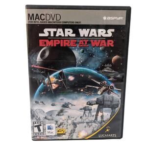 Star Wars Empire At War Computer Game Mac DVD 2006 Complete With Manual